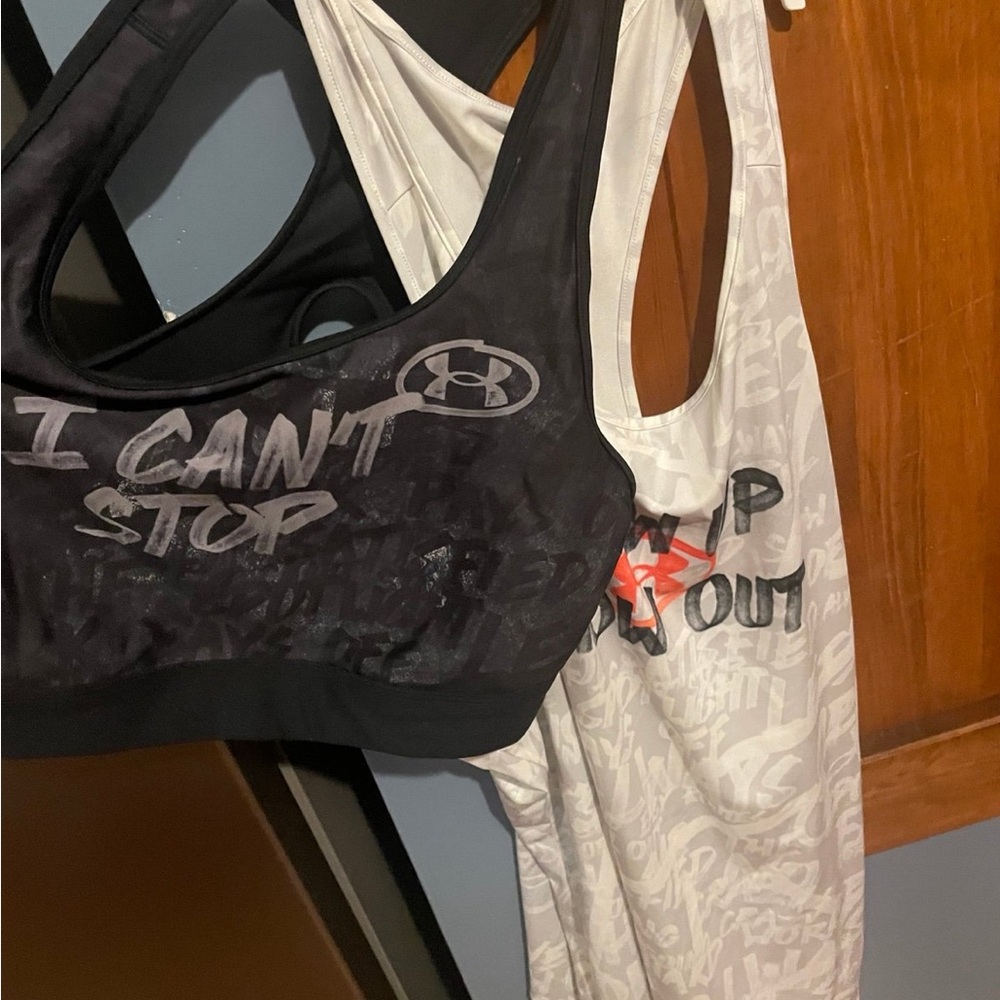 Under Armour XXL tank and XL sports bra
